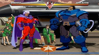 Magneto vs Apocalypse High Level Awesome Fight [upl. by Nylcsoj151]