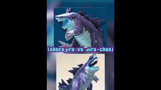 Sharkjira Vs JiraChan edit 1v1 godzilla [upl. by Neneek]