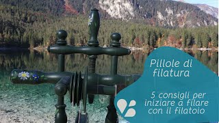 🔹️Pillole di filatura Cosa fare prima di filare con il filatoio [upl. by Enelav]