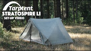 Tarptent StratoSpire Li Setup [upl. by Anyah869]