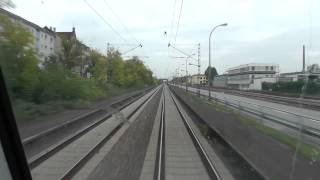 Führerstandsmitfahrt von Mannheim nach GrabenNeudorf Teil 1 RB 2 [upl. by Kassia]