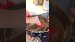 How To Clean Cast Iron Pans howto cleaning castironcooking diy [upl. by Ramed]