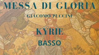 Puccini  KYRIE  Messa di Gloria Basso [upl. by Sidonia]