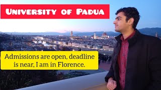 University of Padua  Admission  Veneto Region Scholarship  Study in Italy  University of Padova [upl. by Alleahcim]