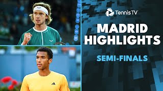 Rublev vs Fritz AugerAliassime vs Lehecka  Madrid 2024 Highlights SemiFinals [upl. by Paterson78]