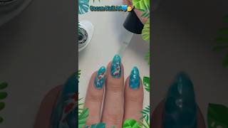 Ocean Nail Art 💙💅 Fish in ocean nail art😱😍 nailartideas ‎divinebeautyandfashion [upl. by Quillon423]