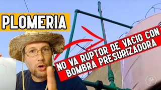 No va Ruptor de vacio con bomba presurizadora [upl. by Pacificas]