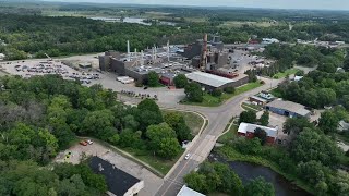 RAW Waupaca Foundry drone video [upl. by Kippie]