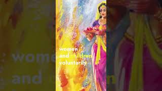 What is jauhar and why did Hindu women use to perform it historyytshorts trending [upl. by Cybill514]