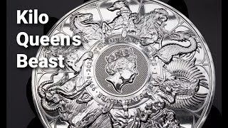 MASSIVE 2021 Queens Beasts Completer Silver Coin [upl. by Attenov]