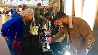 Three Pianists Smoke The Public Piano [upl. by Adyl]