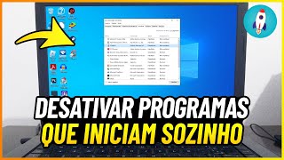 Como Tirar PROGRAMAS QUE INICIAM Com o Windows 10 11 8 7  Desativar [upl. by Neeloj]