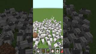 Sheep VS Wolf 😲 shorts minecraft [upl. by Skoorb]