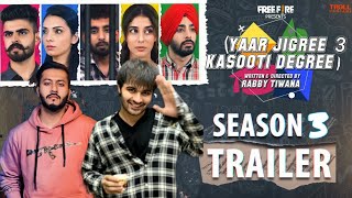 Yaar Jigri Kasooti degree Season 3 Official Trailer  Episode 1  Release Date  future boi [upl. by Atsillac]