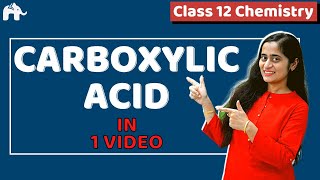 Carboxylic Acids Class 12 Chemistry  NCERT Chapter 12 CBSE One Shot CBSE JEE NEET [upl. by Jehanna]