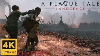 A Plague Tale Innocence 100 Walkthrough  Chapter 5  The Ravens’ Spoils [upl. by Wilonah]