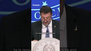 Matteo Salvini quotSe ti stronchi di canne ti tolgo la patentequot Nuovo codice della strada shorts [upl. by Diver]