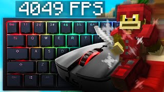 Keyboard  Mouse Sounds ASMR  Hypixel Bedwars [upl. by Yelyk]