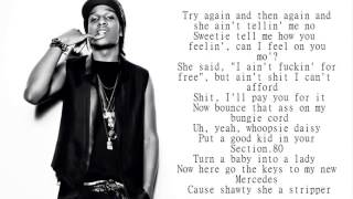 ASAP Rocky  PMW Ft ScHoolboy Lyrics [upl. by Nerval]