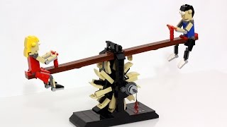 LEGO Escapement Sculpture 2  Seesaw [upl. by Harrak]