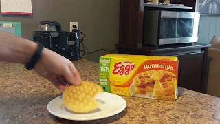 Eggo Homestyle Waffles 10 Pack Unboxing [upl. by Analeh]