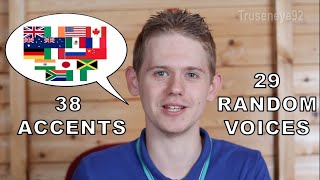 The English Language in 67 Accents amp Random Voices [upl. by Eedebez]