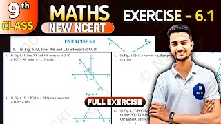 Class 9 Maths Chapter 6  Lines and Angles  Exercise 61 Solutions [upl. by Annerahs]