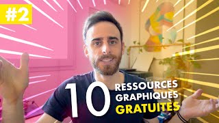 10 Ressources graphiques GRATUITES  2 [upl. by Eima]