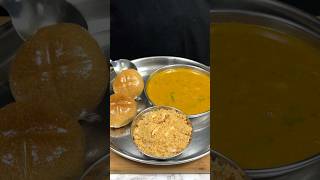 Dal Baati Churma ASMR Cooking  shorts food cooking asmr asmrcooking indianasmrworld recipe [upl. by Einahpehs]