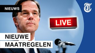 KIJK TERUG Rutte De Jonge en Van Dissel kondigen nieuwe maatregelen aan [upl. by Darrel]