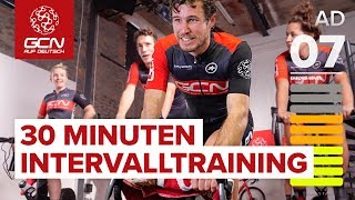 30 Minuten IndoorCycling Intervalltraining  Fat Burning Home Workout [upl. by Allecsirp]