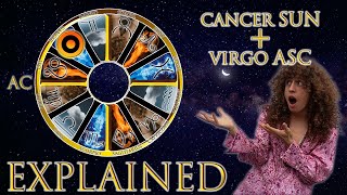 Your Astrology Explained Cancer Sun  Virgo Ascendant  Sun amp Ascendant Series [upl. by Tamas469]