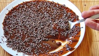 BRIGADEIRO DE COLHER SEM LEITE CONDENSADO  Menino Prendado [upl. by Ennahgem]