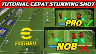 CARA CEPAT MELAKUKAN STUNNING SHOT DI EFOOTBALL 2025 MOBILE [upl. by Atnom624]