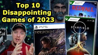 TOP 10 Most Disappointing Games of 2023 [upl. by Eidnas]