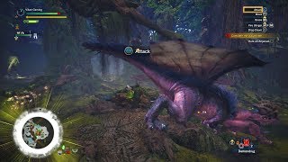 Monster Hunter World How To Mount  Monster Hunter World Jump Attack [upl. by Brandenburg]