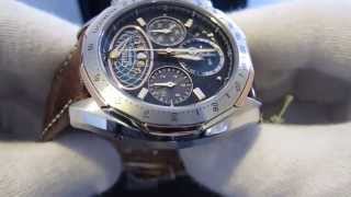 Обзор мужских наручных часов Citizen Signature EcoDrive Moon Phase Flyback Chronograph AV300609E [upl. by Aliuqaj]