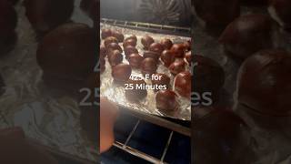 Roasting Chestnuts roasting chestnut holidayseason cooking asmr holidayfood recipe shorts [upl. by Kreitman]