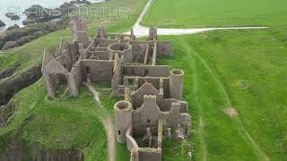 Slains Castle near Cruden Bay Peterhead Aberdeenshire [upl. by Drapehs442]