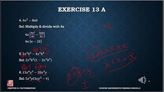 FACTORISE  FACTORIZE Part 1  FACTORIZATION CLASS 8 [upl. by Lira916]