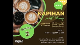 Kapihan sa UB Library Series 2  University of Baguio Library [upl. by Tinya]