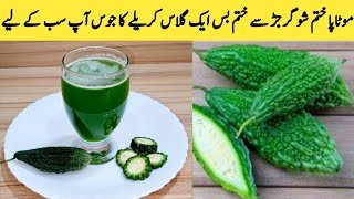 Karela Juice Recipe  How To Make Bitter Gourd Juice  By Maria Ansari [upl. by Erickson]