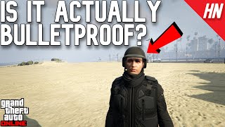 GTA Online  Is The Bulletproof Helmet Actually Bulletproof [upl. by Colette]