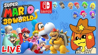 Galaxy Worlds in 3D World Super Mario 3D World [upl. by Materi]