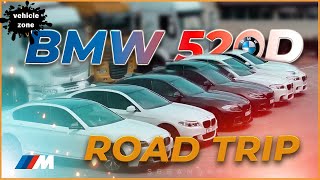 BMW 520d පිස්සුවක් ♥ BMW 520D ROAD TRIP  Vehiclezone [upl. by Haela]