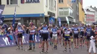 Sammendrag av 15 km fellesstart i Kristiansund under Toppidrettsveka 2014 [upl. by Korwin]