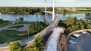 Omahas Newest Pedestrian Bridge [upl. by Orazio]