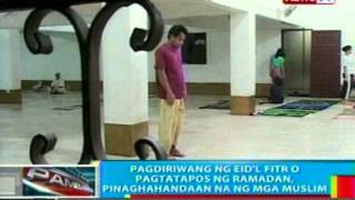 BP Pagdiriwang ng Eidl Fitr o pagtatapos ng Ramadan pinaghahandaan na ng mga muslim [upl. by Enajharas]