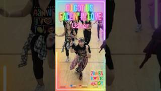 Zumba Fitness  DJ Got Us Fallin In Love  Usher  Dance Fitness dance dancer dancevideo pop [upl. by Akirdnuhs701]