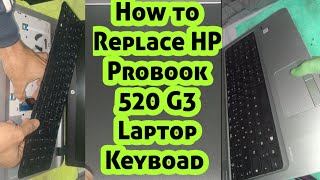 HP probook 450 G3 keyboard clavier replacement [upl. by Susana]